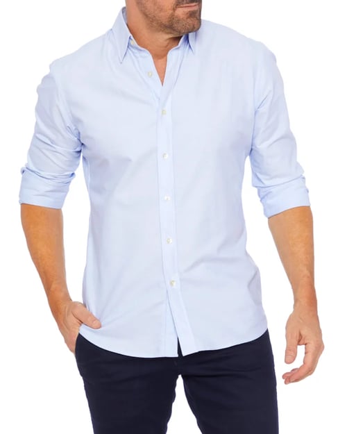 Ceferino - Camisa Informal De Manga Larga Con Botones