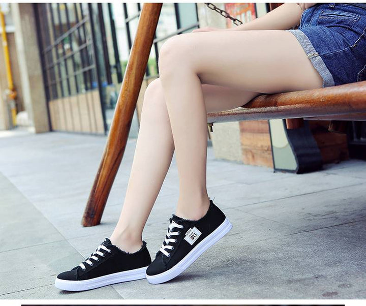 Oshenya - Zapatos Informales de Punta Redonda Con Suela Plana