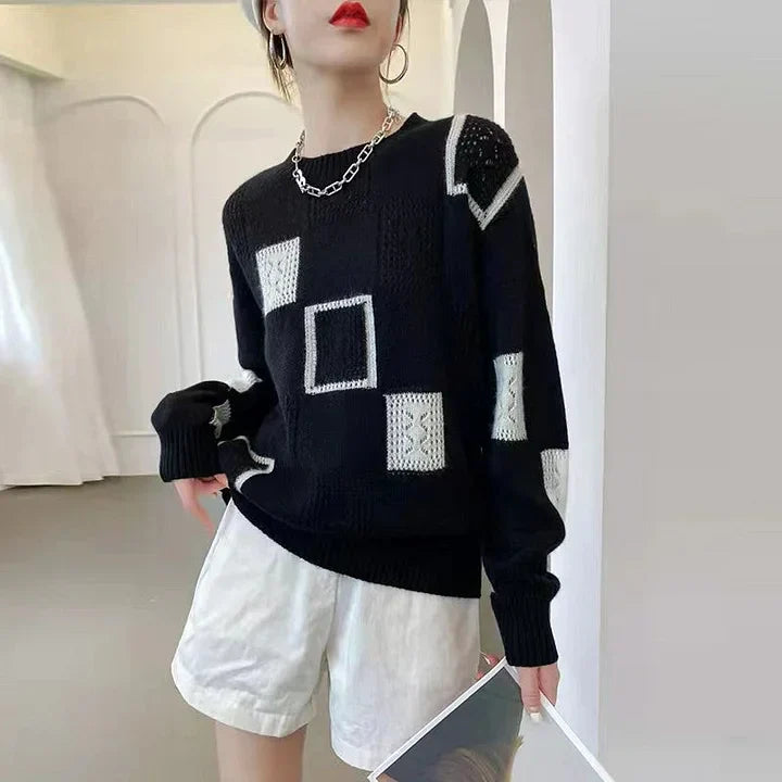Annouska - Jersey De Punto Con Diseño De Bloques