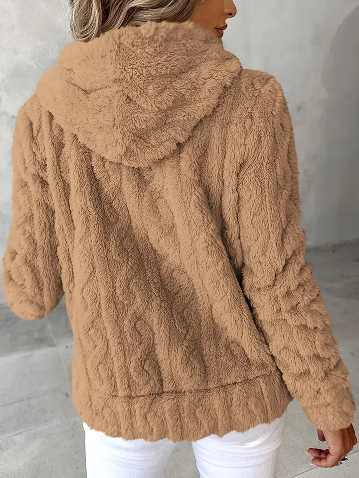 Ganka - Sudadera Con Capucha y Cremallera De Manga Larga