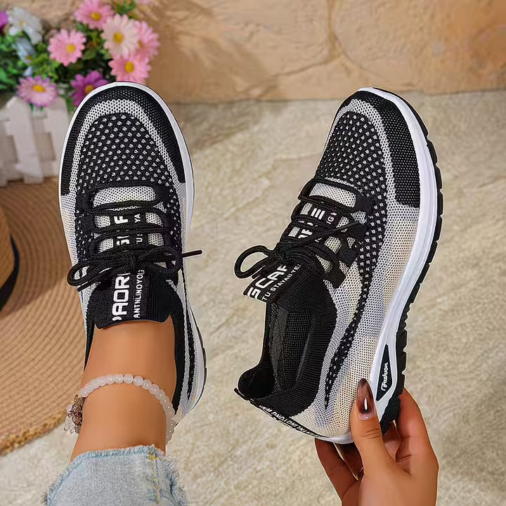 Loreta - Zapatillas Deportivas Transpirables Con Malla Degradada
