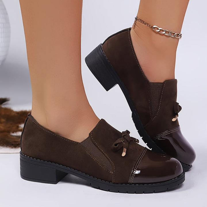 Virna - Elegantes Mocasines Antideslizantes Con Lazo