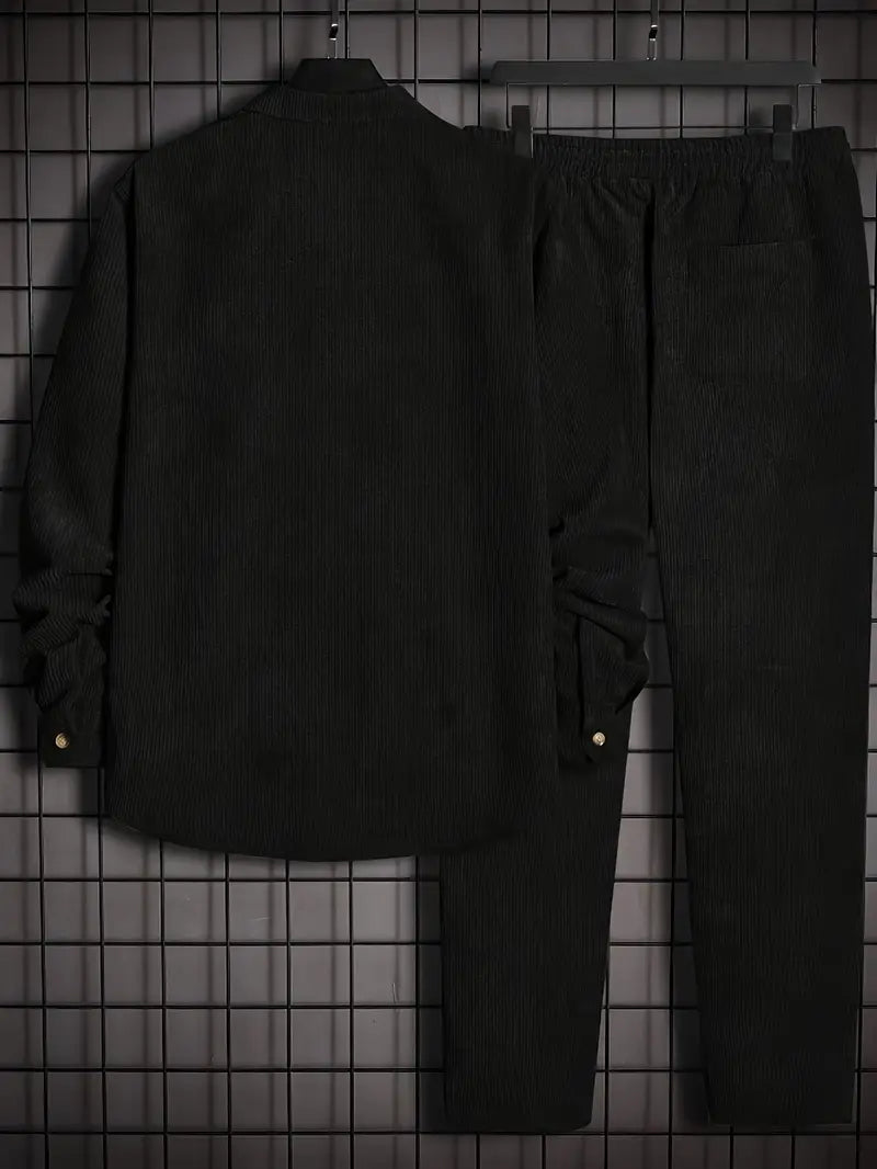 Podolak - Otoño e invierno Camisa De Manga Larga Con Pantalones Holgados