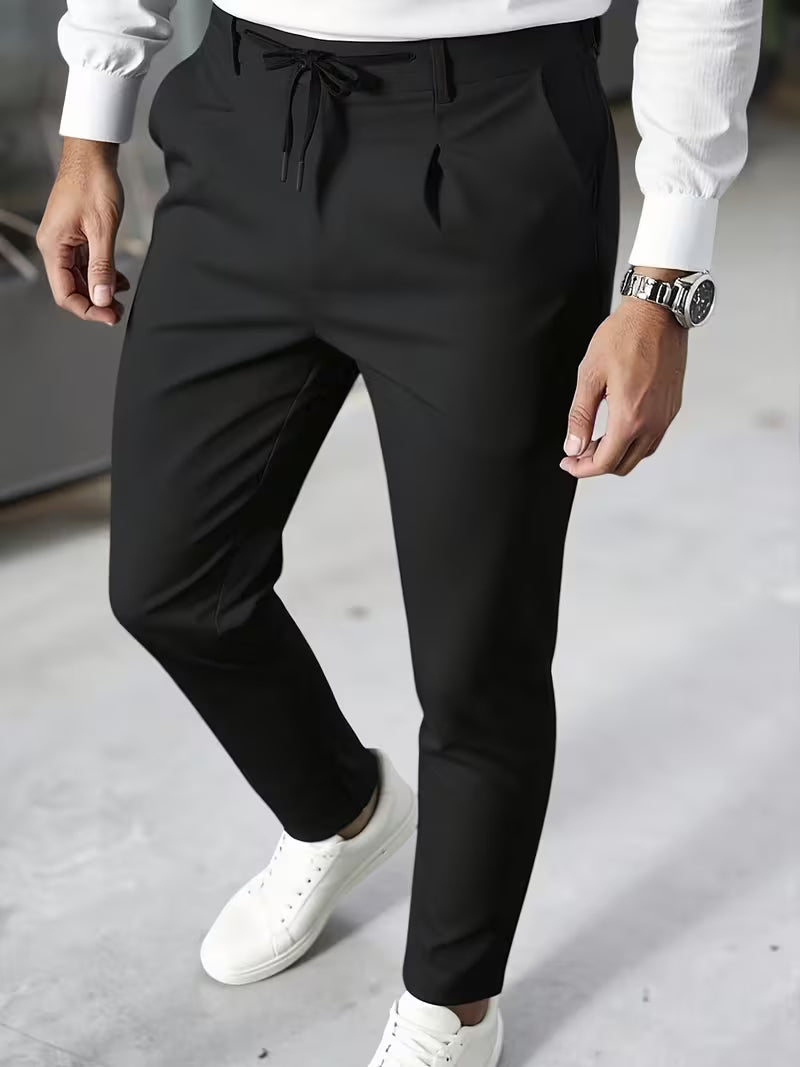 Krsto - Pantalones Con Cinturilla De Alta Gama