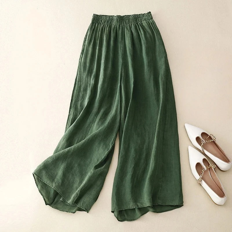Rosalva - Pantalón Elegante De Lino