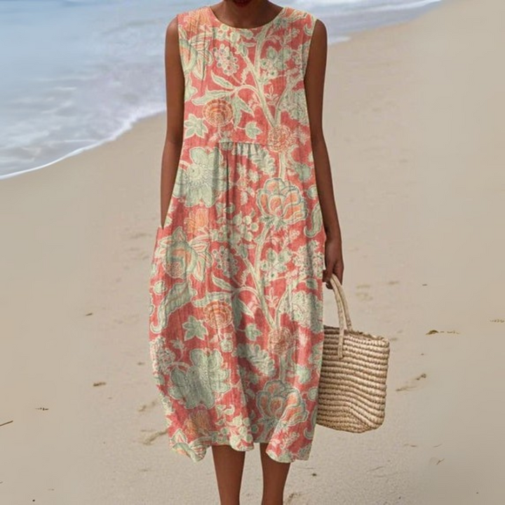 Narcisa - Vestido Vintage De Flores
