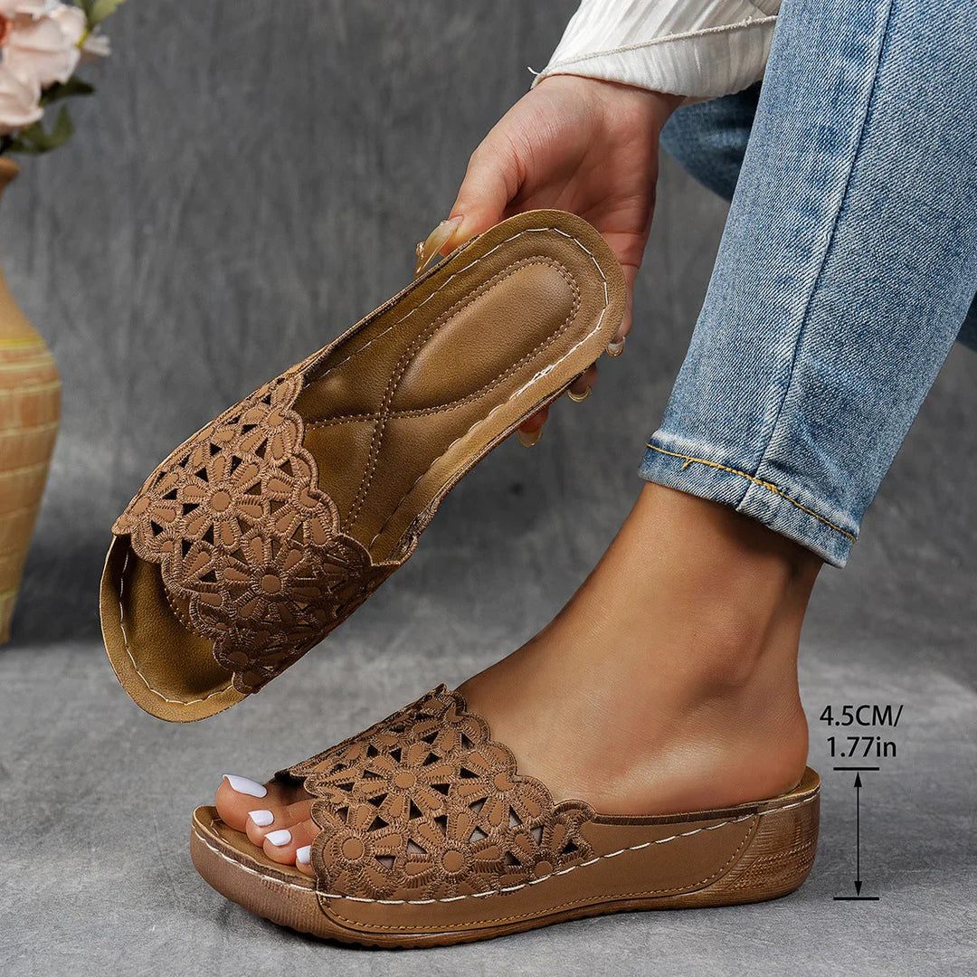 Navodya - Sandalias Elegantes Con Motivos de Peces