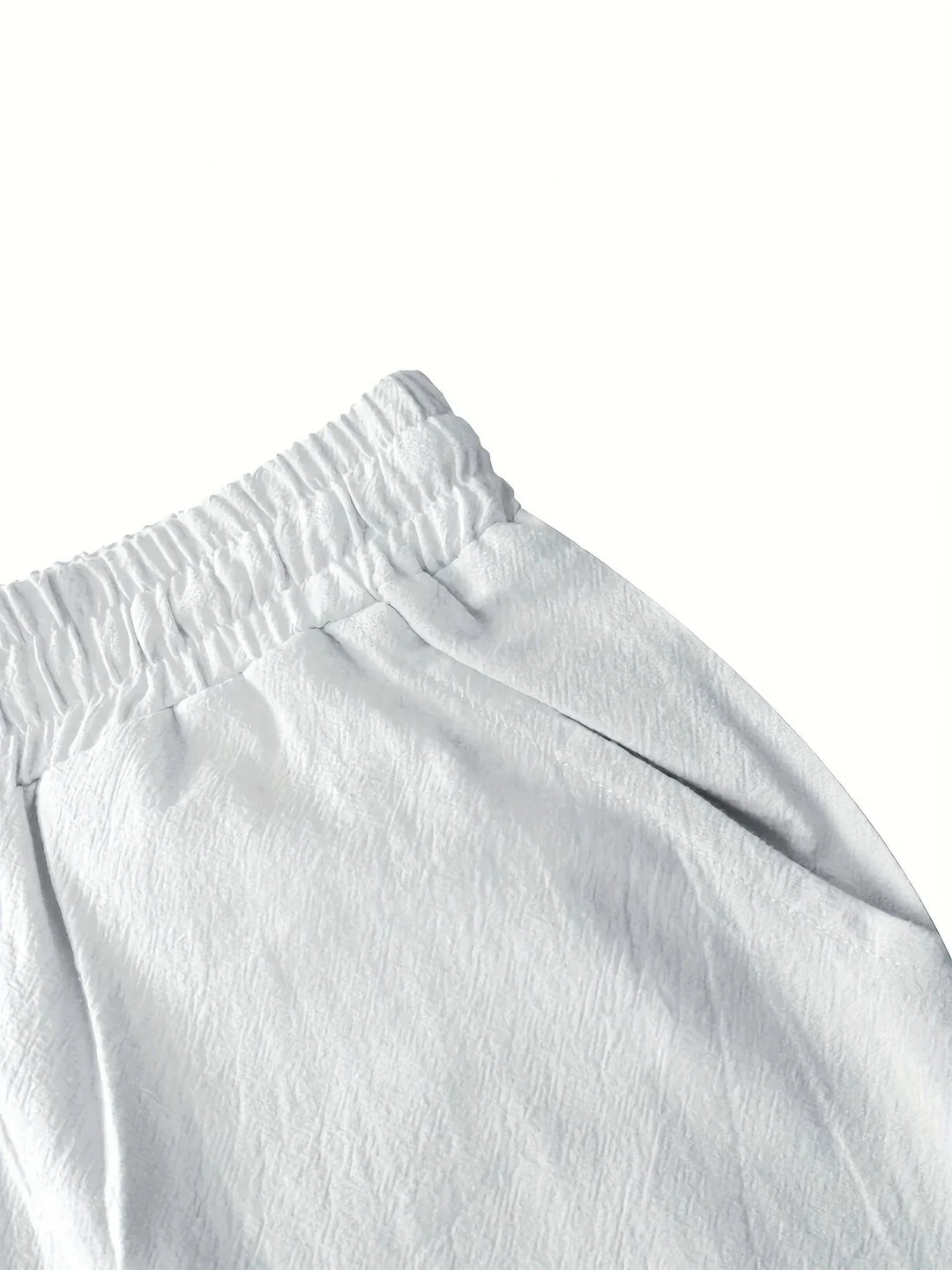 Callan - Pantalones Cortos Informales De Lino Con Bolsillo