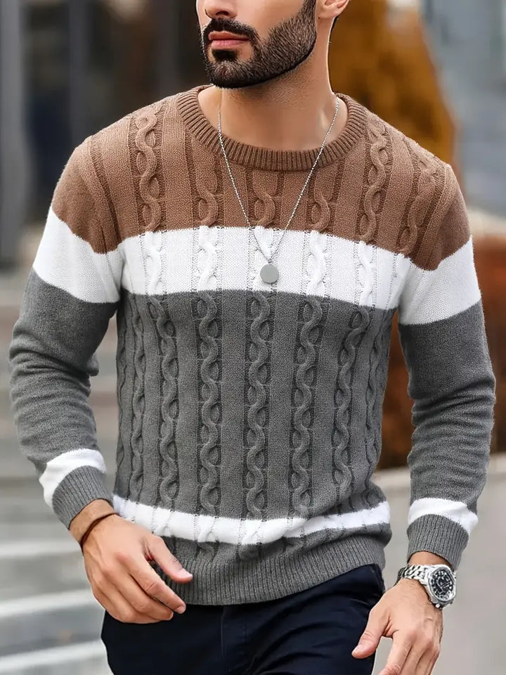 Watkins - Jersey De Manga Larga Informal De Punto