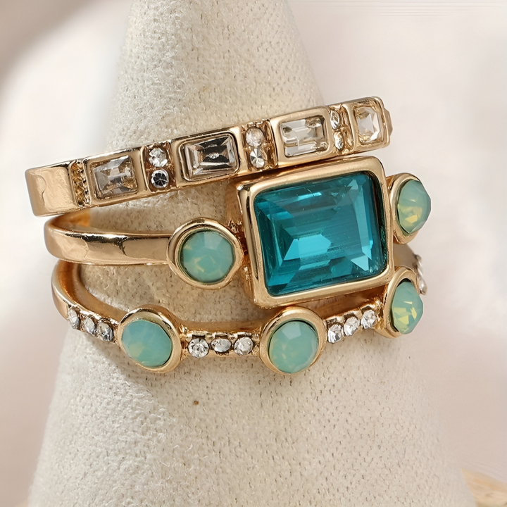 Danijela - Conjunto De Anillos Vintage