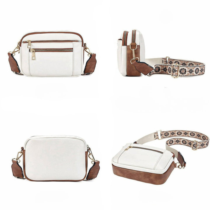Sharena - Bolso Bandolera Con Correa De Flores