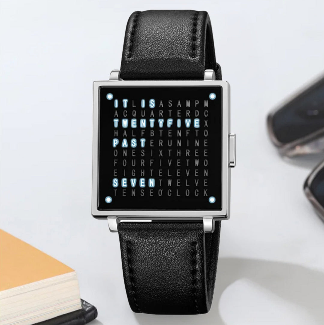 WordTime - Reloj Con Pantalla Digital Matrix