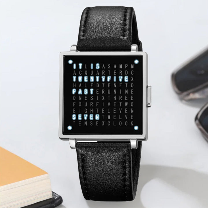 WordTime - Reloj Con Pantalla Digital Matrix