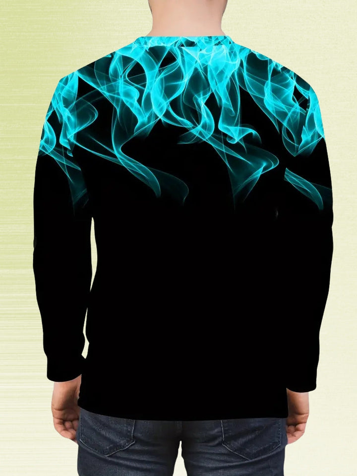 Bartlett - Camisa Informal De Manga Larga Con Cuello Redondo