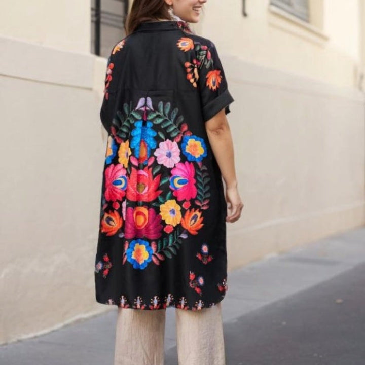Rossella - Camisa Elegante Con Estampado Floral