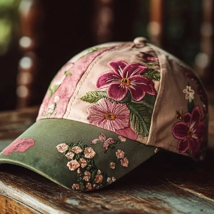 Virinia - Gorra Con Bordado Floral