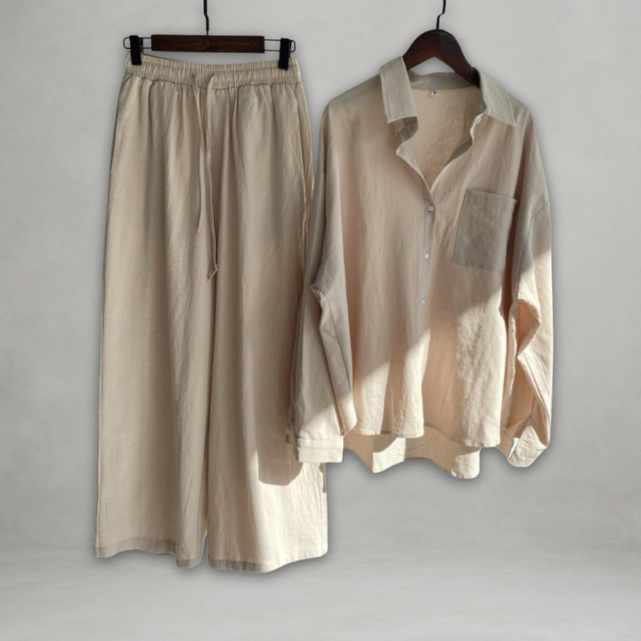 Ottavia - Elegante Conjunto De Dos Piezas Para Verano