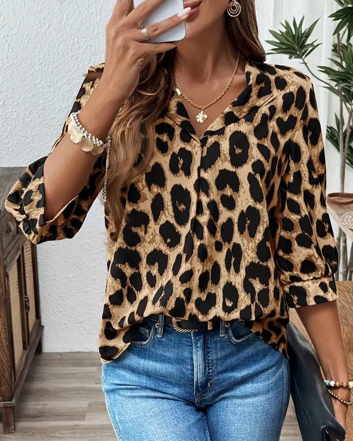 Ianira - Blusa Cómoda Con Cuello en V