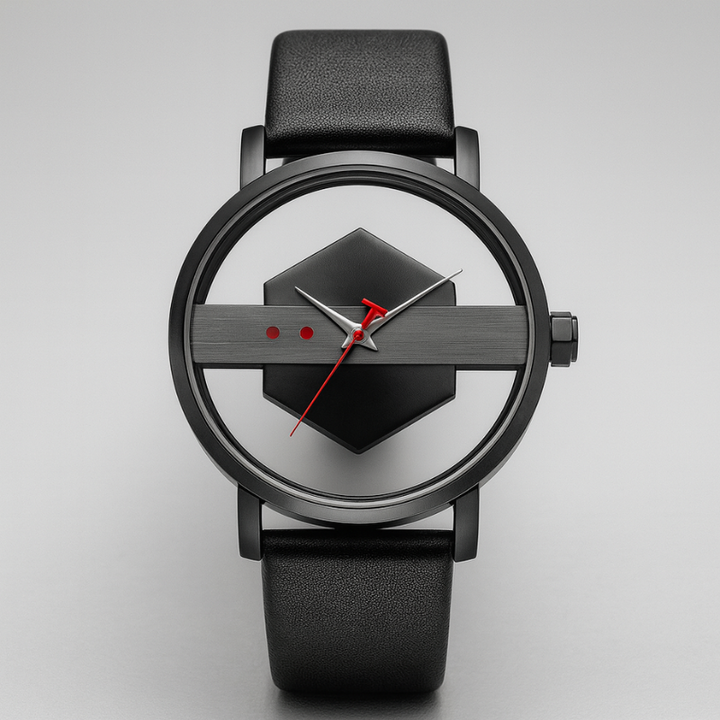 DialVorn - Reloj Con Correa Y Esfera Geométrica