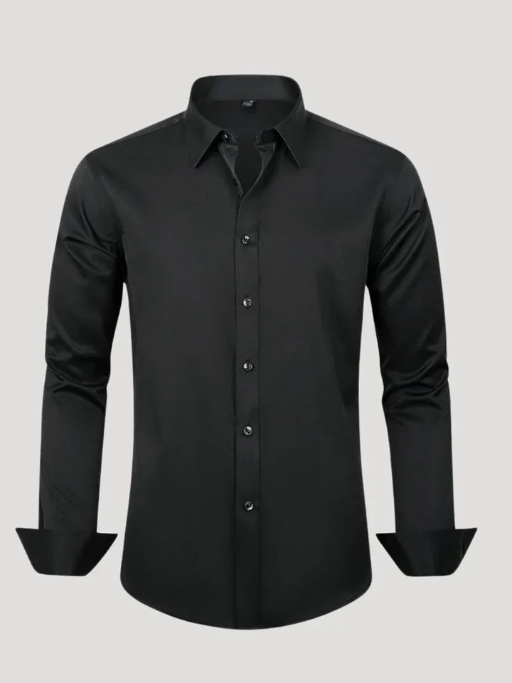 Bordon - Camisa Elástica Sin Planchar Con Botones
