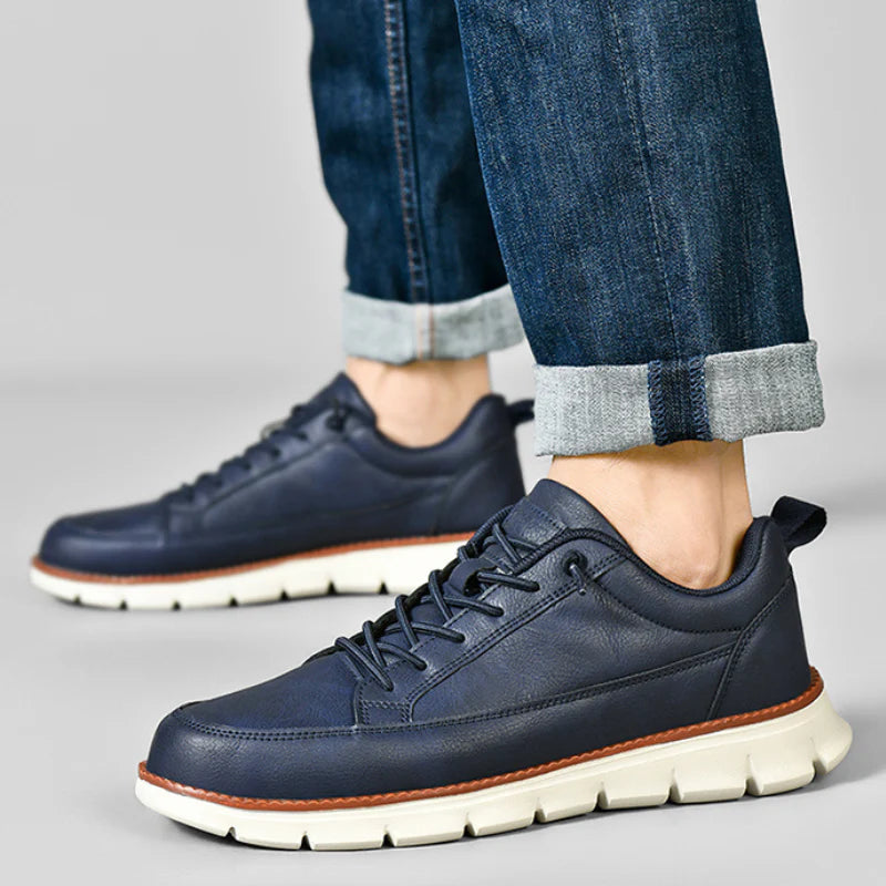 Dewey - Zapatillas De Cuero Transpirables