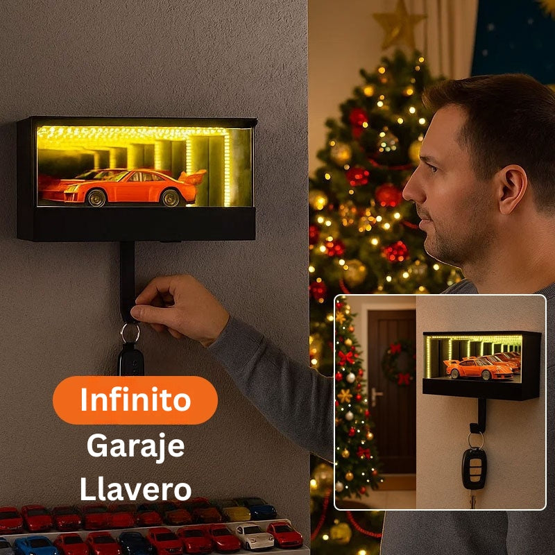 NeonMirror - Llavero Infinito Garaje