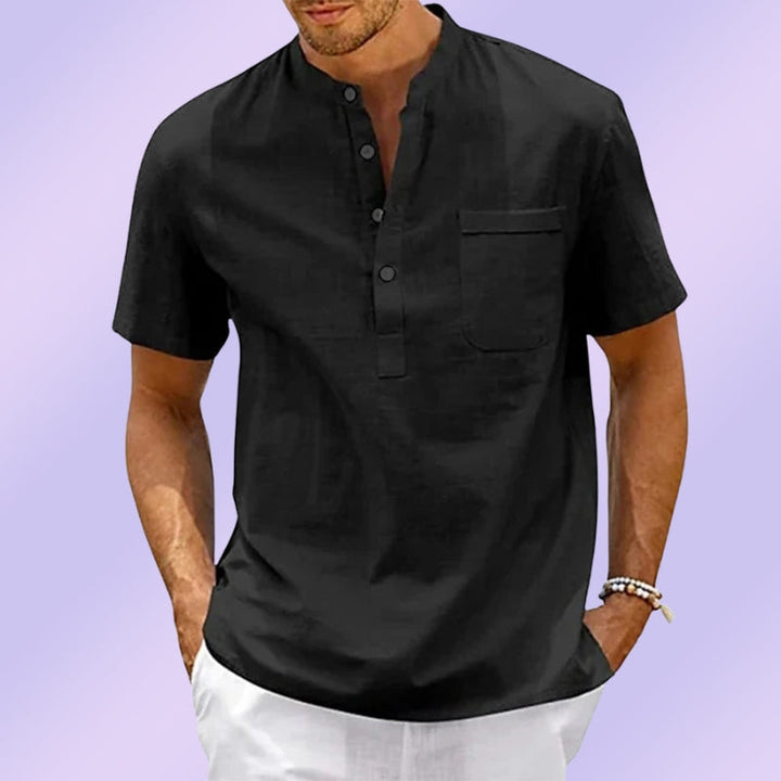 Vicent - Camiseta Elegante De Linen