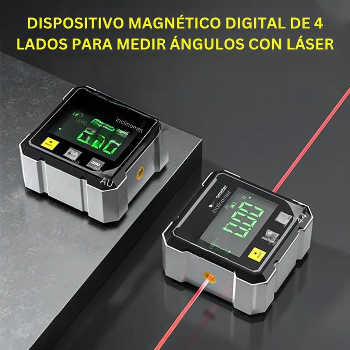 MagPro - Transportador Digital Magnético De 4 Lados Con Láser