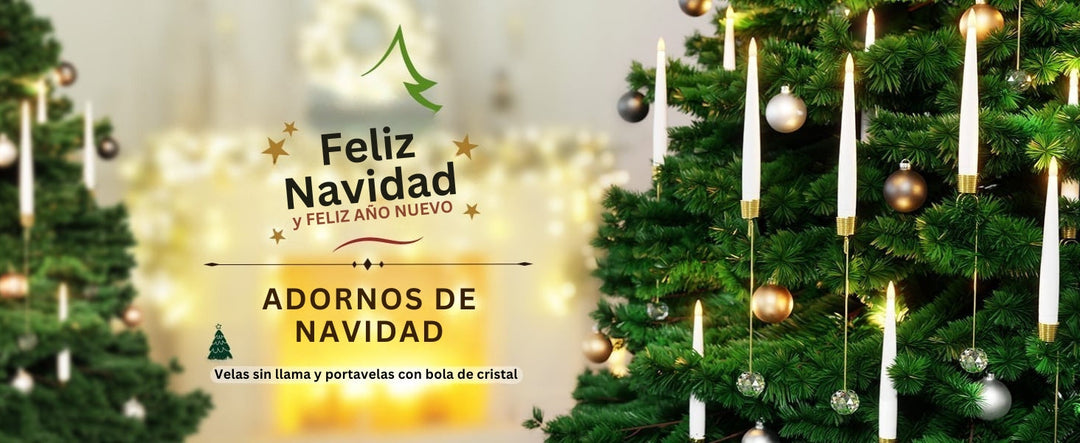 TreeLume - Velas LED Para árboles De Navidad Con Gancho Para Bola De Cristal