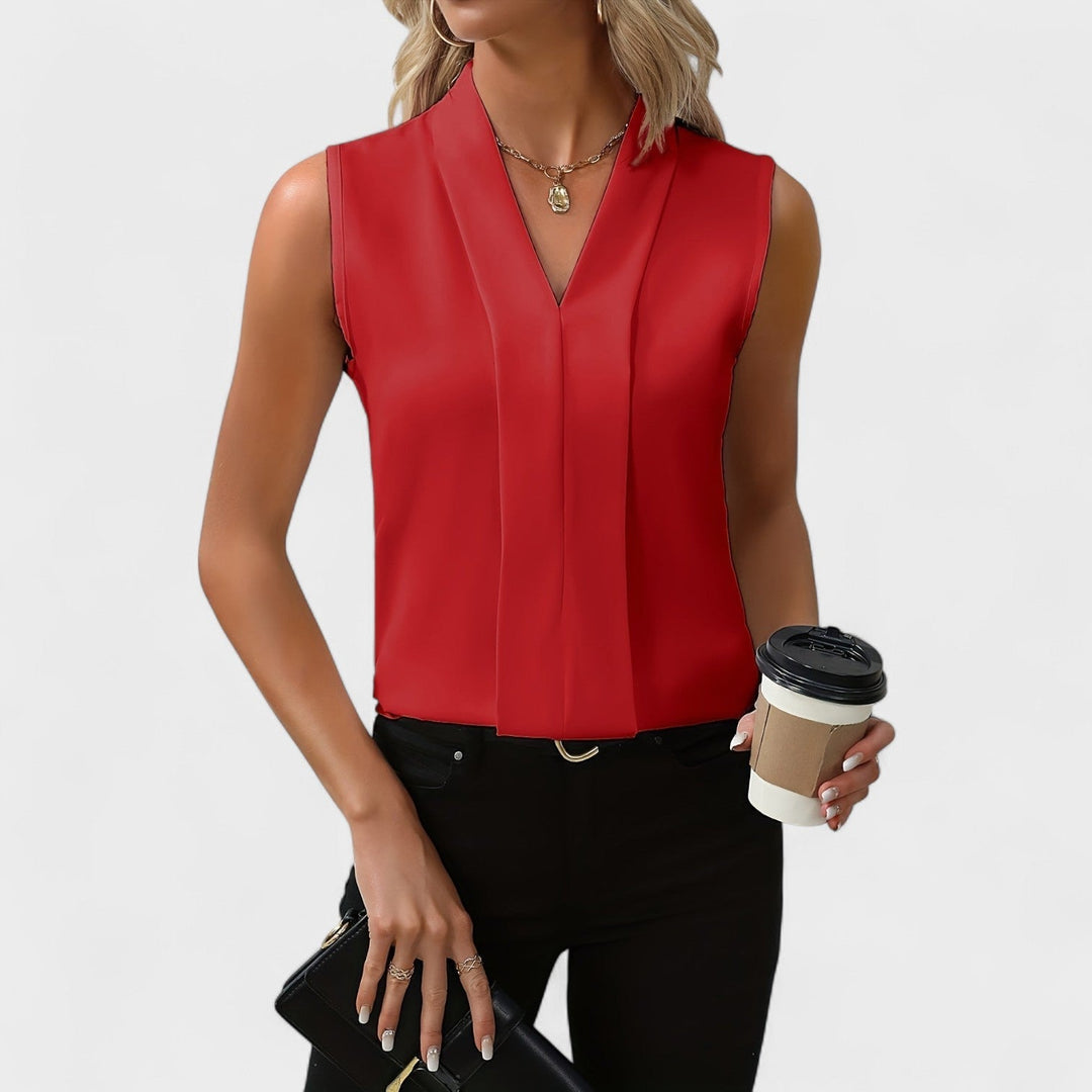 Nekane - Elegante Blusa Sin Mangas