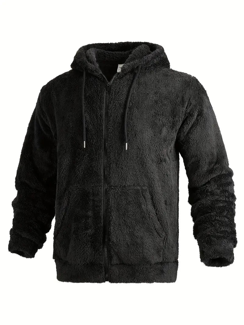 Ushakov - Sudadera Con Capucha y Cremallera Manga Larga Estilo Informal