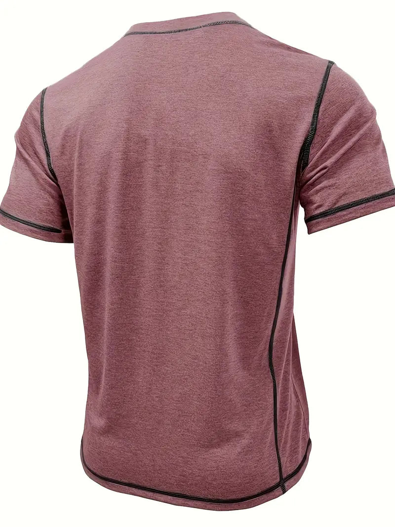 Orazio - Manga Corta Camiseta Con  Botón