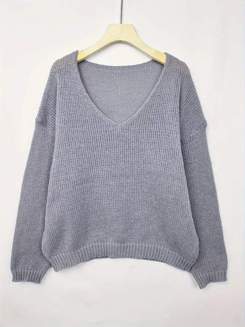 Schmidt - Jersey Informal De Manga Larga Con Cuello En V