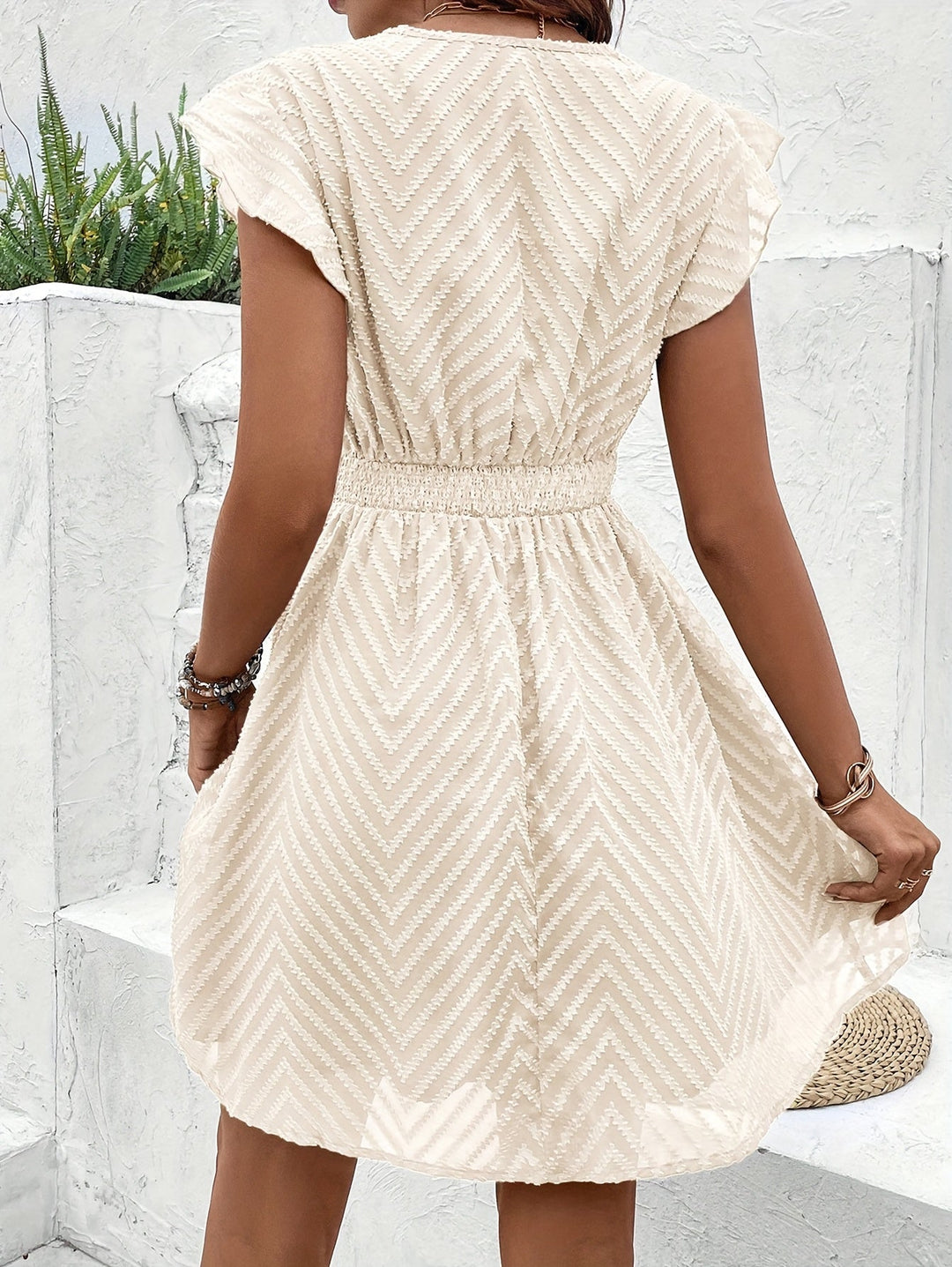Shirley - Vestido Sin Mangas De Verano Con Cuello En V
