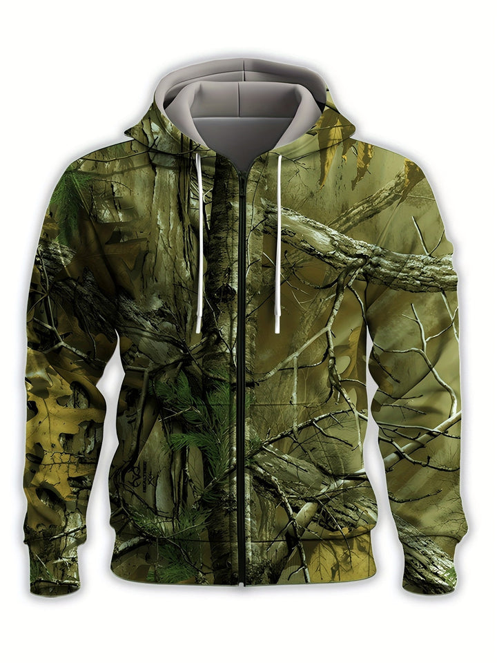 Whitaker - Sudadera Con Sucursal Estampada y Cremallera