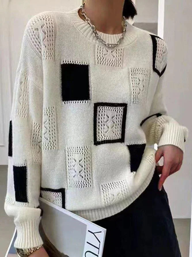 Annouska - Jersey De Punto Con Diseño De Bloques