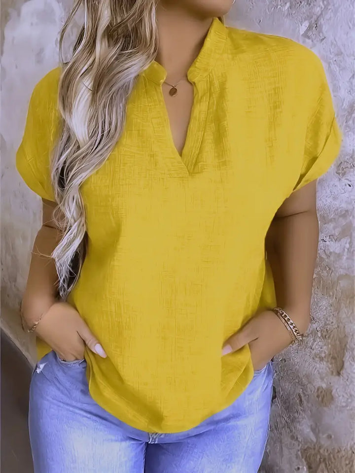 Rosabelle - Blusa Informal Con Cuello En V