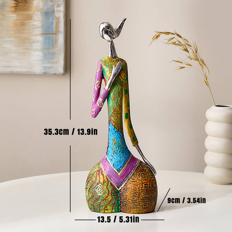 ArtMira - Estatuas Abstractas De Mujeres Coloridas