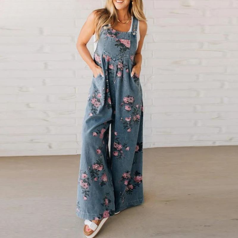 Gracina - Elegante Mono Con Estampado De Flores