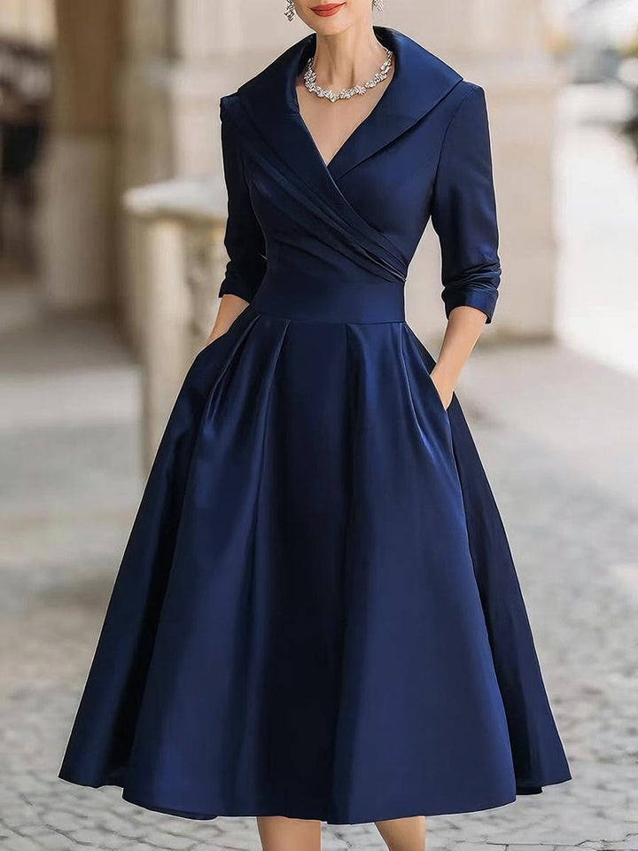 Ariella - Vestido Midi De Satén