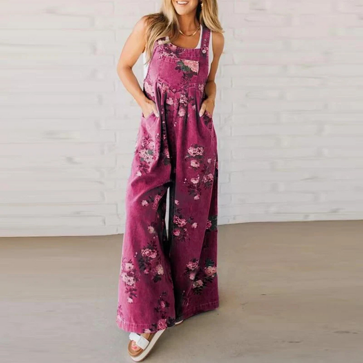 Gracina - Elegante Mono Con Estampado De Flores