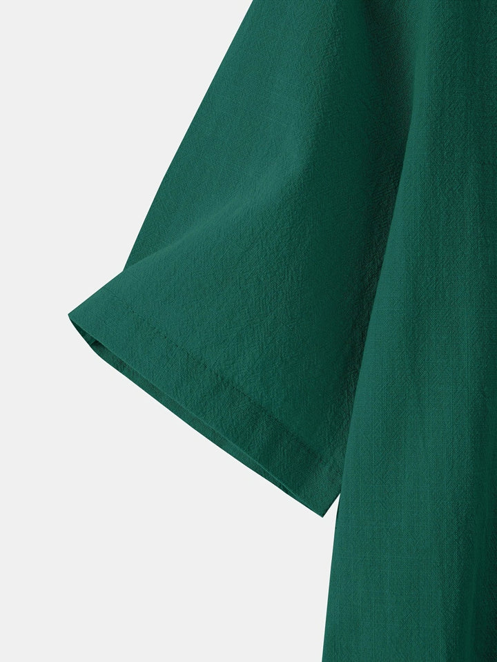Nerida - Blusa Moderna Con Cuello En V y Manga Corta