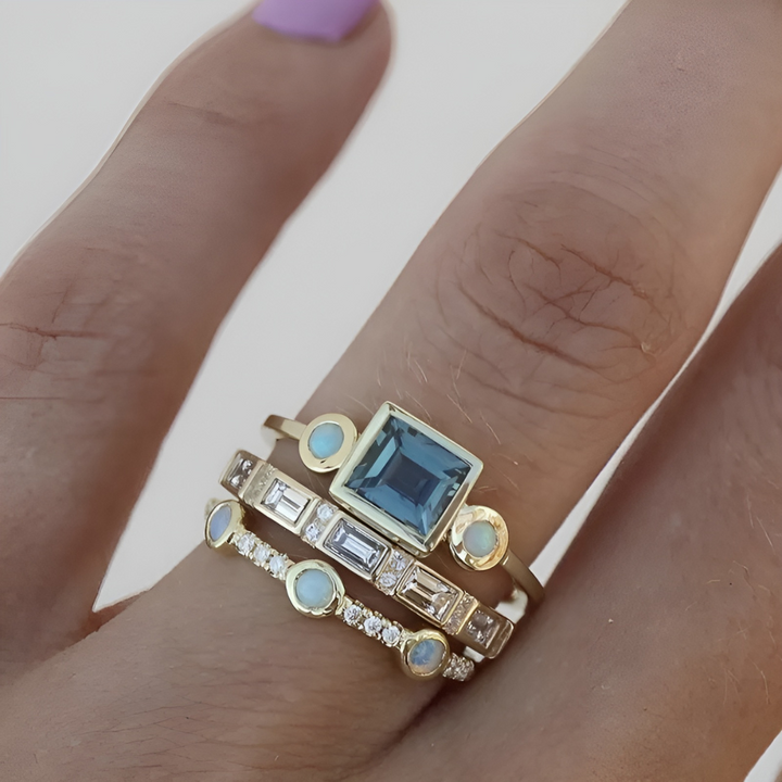 Danijela - Conjunto De Anillos Vintage