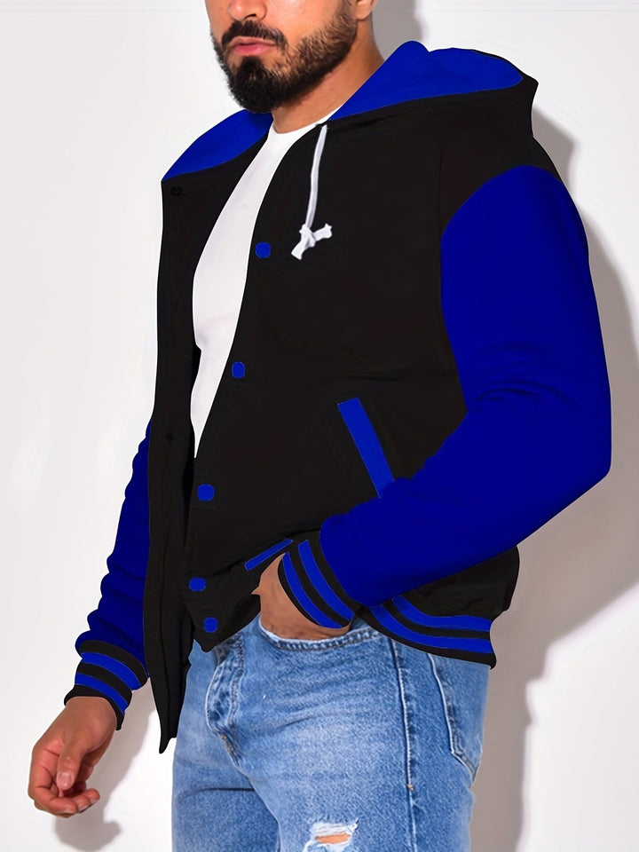 Askhat - Chaqueta De Béisbol De Manga Larga Con Capucha