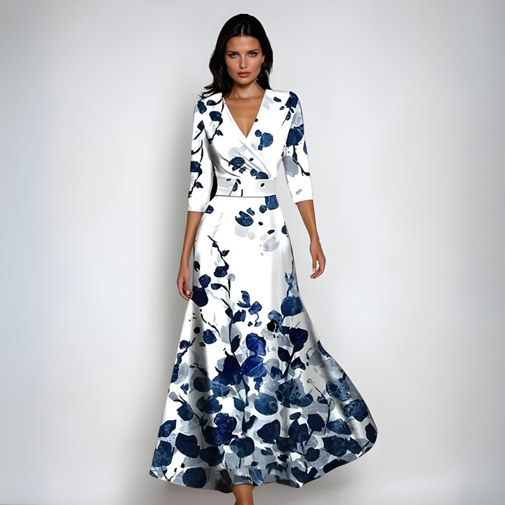 Annemiek - Lujoso Vestido Floral