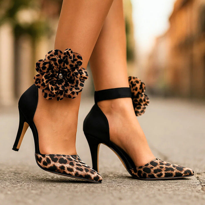 Zenaya - Zapatos de Tacón Con Elegancia Floral