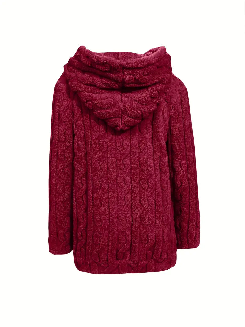 Ganka - Sudadera Con Capucha y Cremallera De Manga Larga