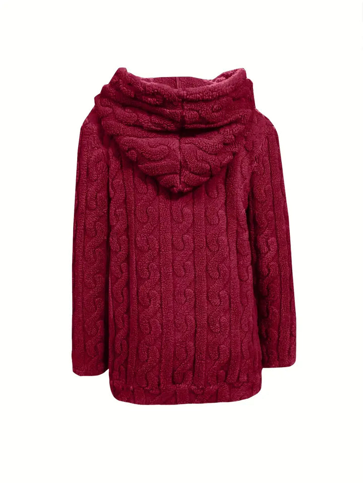 Ganka - Sudadera Con Capucha y Cremallera De Manga Larga