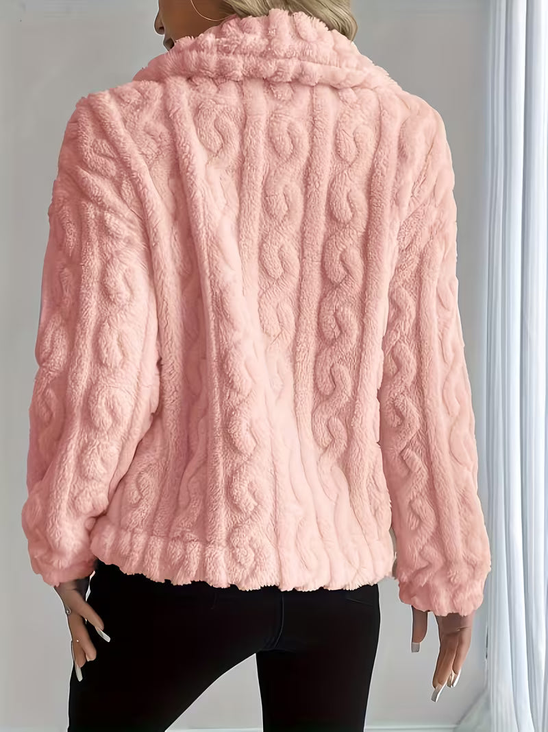 Losina - Chaqueta De Peluche Con Textura De Trenzado