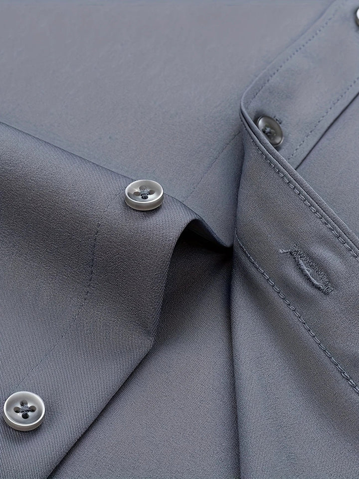 Ezra - Elegante Camisa Entallada Con Botones